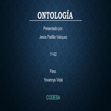 Ontologia