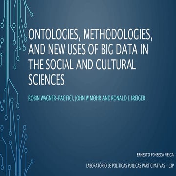 Seminário - Apresentação do artigo - Ontologies methodologies-and-new-uses-of...