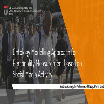 Ontology Modelling Approach for Personality Measurement based on Social Media...