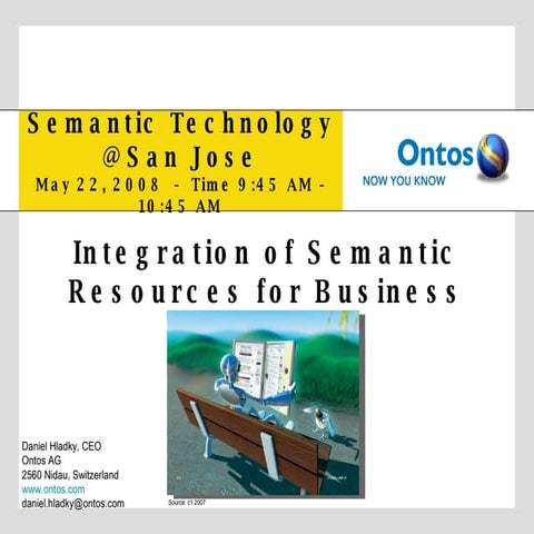 Ontos Integration Of Semantic Resources For Business Intelligence   San Jos 2...