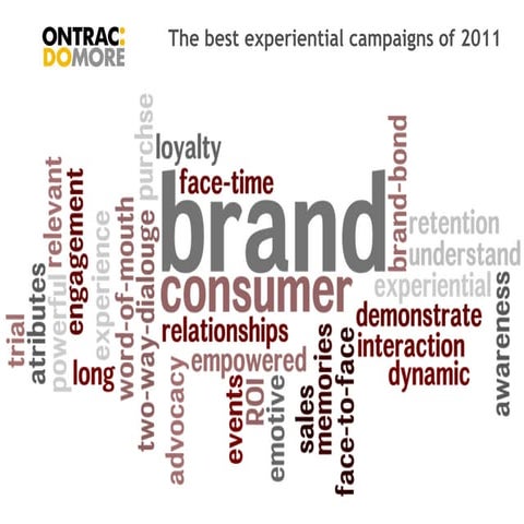 Ontrac   the best of experiential in 2010