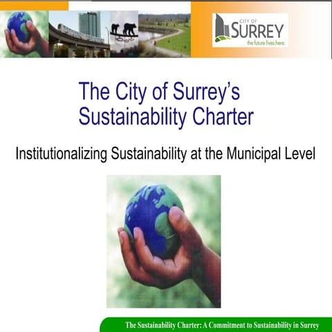 The City of Surrey’s Sustainability Charter