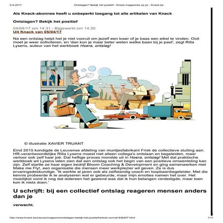 Ontslagen  bekijk het positief   knack-magazines op pc - knack