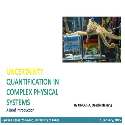 Uncertainty Quantification in Complex Physical Systems. (An Inroduction)