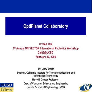 OptIPlanet Collaboratory