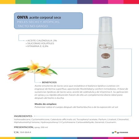 Onya aceite seco | PDF