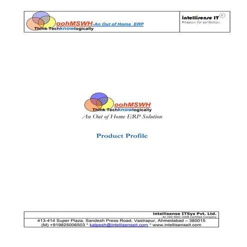 Ooh mswh profile (ERP for OUT of HOME Media)