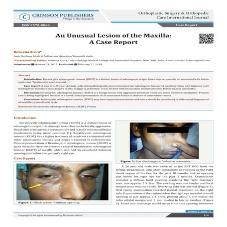 CARNOY’S SOLUTION AS A SURGICAL MEDICAMENT IN THE TREATMENT OF ...
