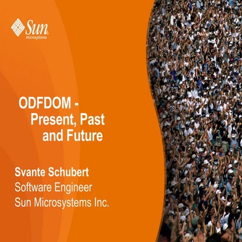 ODFDOM ODF as a server | PPT