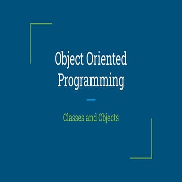 Comprehensive Introduction to Object-Oriented Programming in Java | PDF