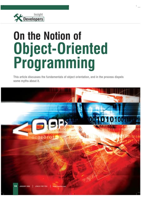 Oop Article Jan 08