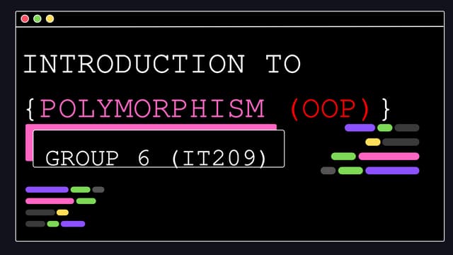 OOP- PolymorphismFinal12injavait101.pptx | Programming Languages ...