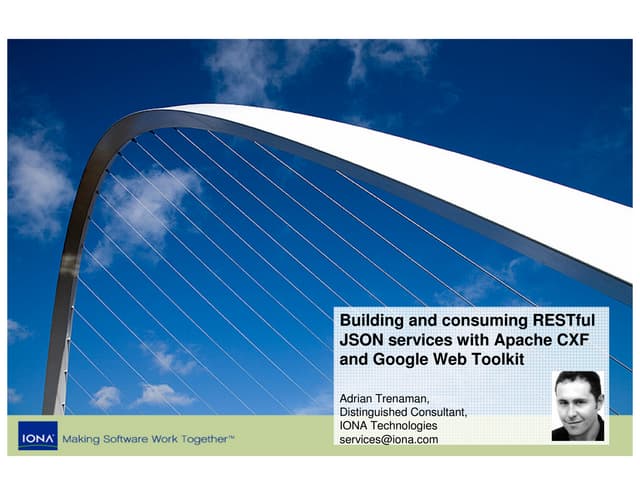 Oop2008 RESTful services with GWT and Apache CXF