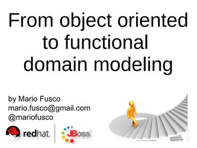 From object oriented to functional domain modeling