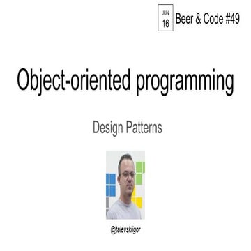 Basic design pattern interview questions | PDF