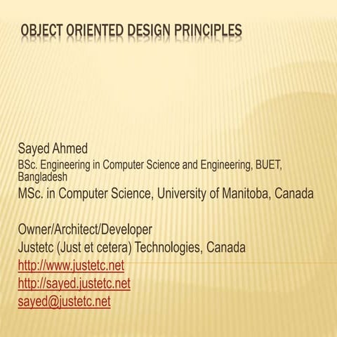Oop design principles (2013 08 16 19_18_36 utc) | PPT