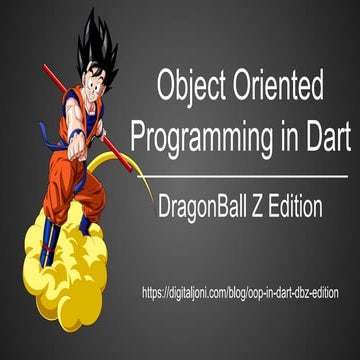 Object-Oriented Programming in Dart - Dragonball Z