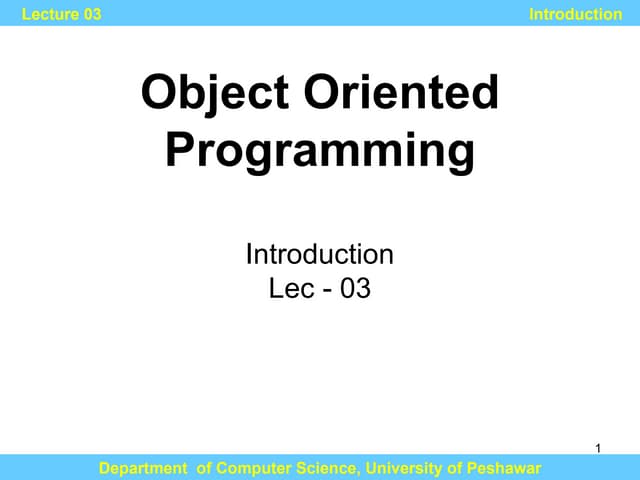 OOP programming