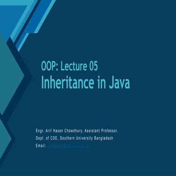 OOP Lecture Slide -Inheritance - MAH.pptx