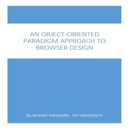 OOP Approach to Design