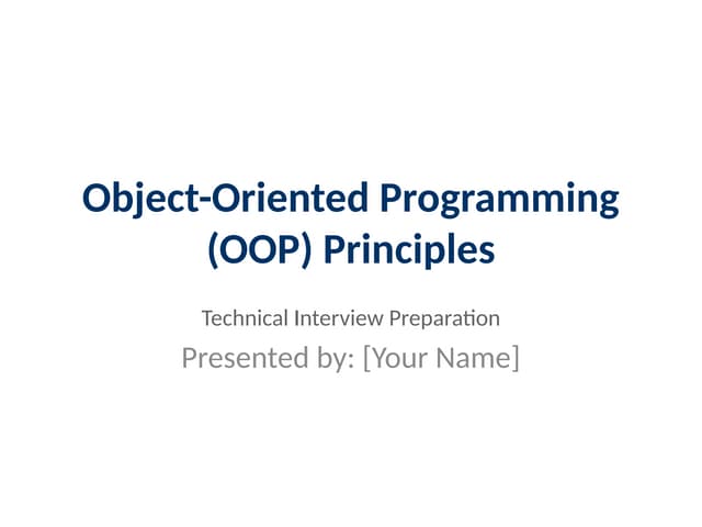 OOP_Presentation_Enhanced_Updated_with new Topics