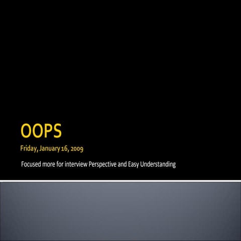 Oops | PPT