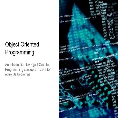Object Oriented Programming Concepts | PPT