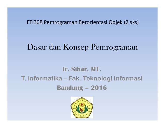 OOP d76 Univ-Bale