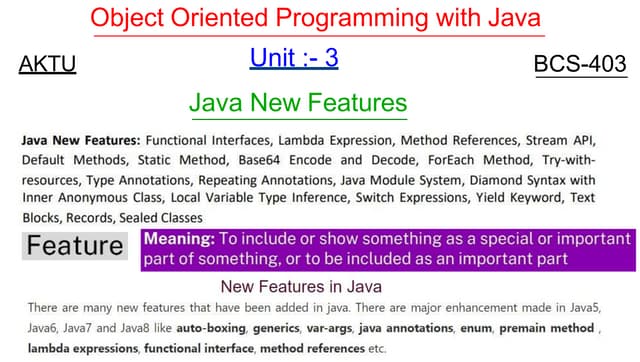 Object Oriented programming with Java Unit 3.5.pptx