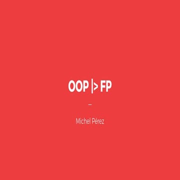 Oop to fp