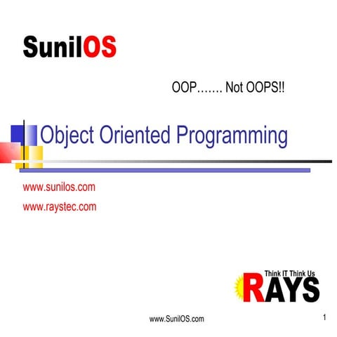 JAVA OOP | PPT