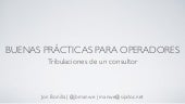 Relaciones entre Operadores y su Co...
