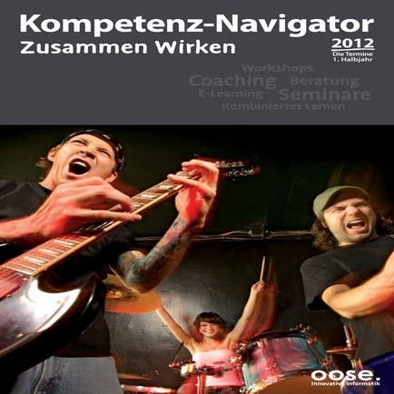 oose Kompetenz-Navigator 1. Halbjahr 2012
