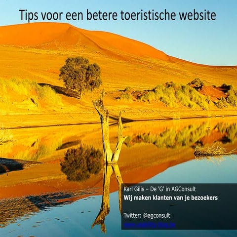Usability tips voor toeristische websites
