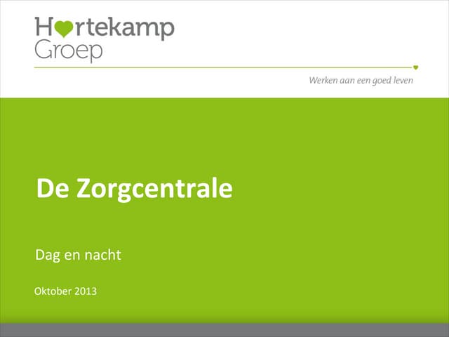 Oost 1. Domotica en ouderenzorg, In...