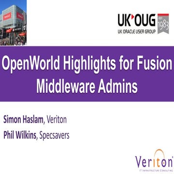Oracle OpenWorld 14 Highlights for Middleware Admins