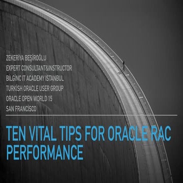 Oracle Rac Performance Tunning Tips&Tricks