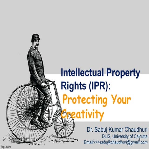 Intellectual Property Rights(IPR):Protecting Your Creativity