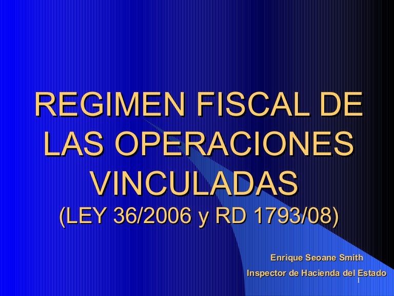 Operaciones Vinculadas