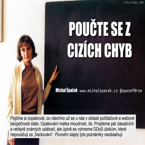 Poučte se z cizích chyb