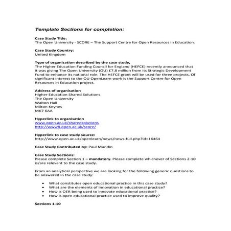Opal case study 02 the support centre for open educational resources score uk
