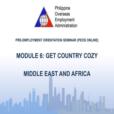 Module 6   country cozy-middle east