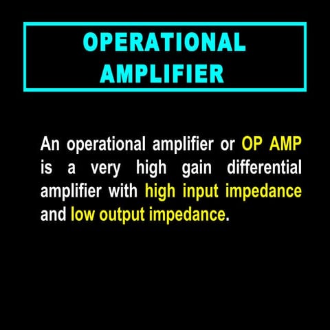 Op-Amp Fundamental