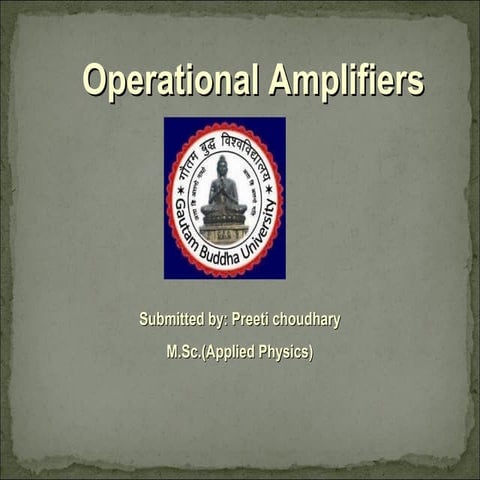 Operational amplifiers 