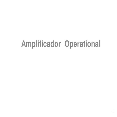 Teoria de opamps basica de circuitos electricos y electronicos