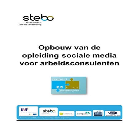 Opbouw van de opleiding