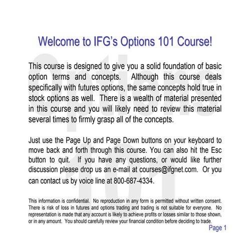 Futures & Options pdf for beginners. .pdf