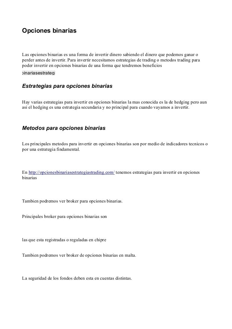 Revenue share opciones binarias