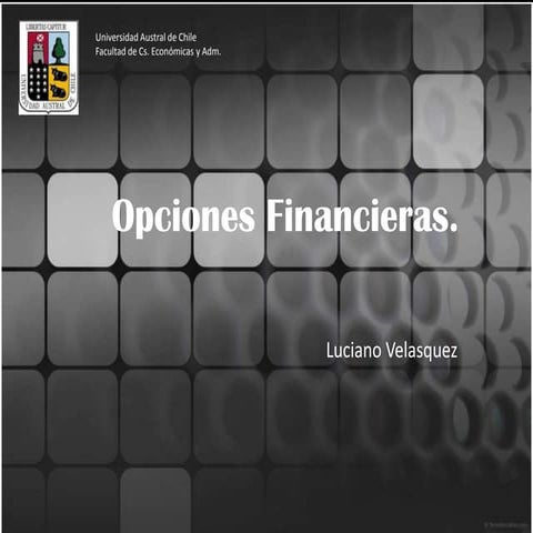Opciones financieras1
