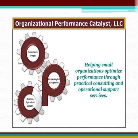 Organizational Performance Catalyst, LLC